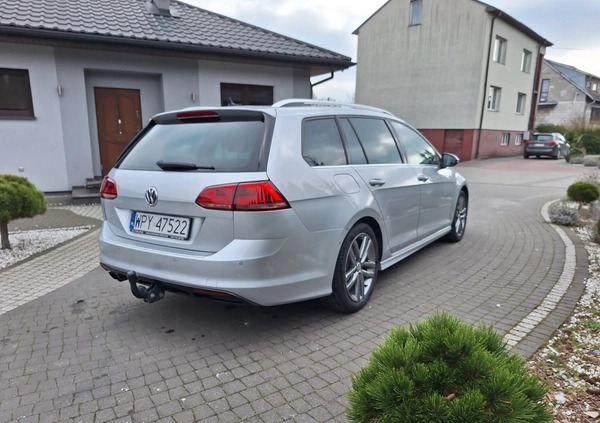 Volkswagen Golf cena 49900 przebieg: 116200, rok produkcji 2015 z Przysucha małe 121